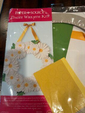 Papersource flower wreath kit